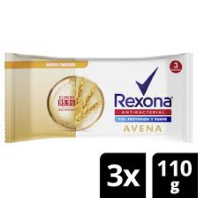 3 jabones rexona antibac.avena 110gr