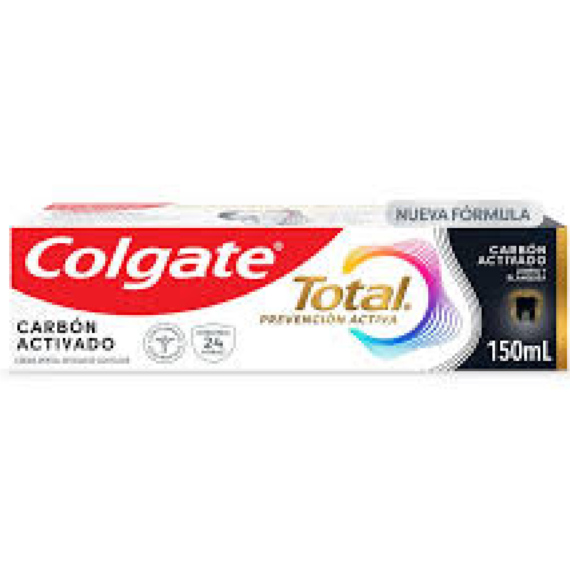 crema colgate total 12 carb.activ 150ml