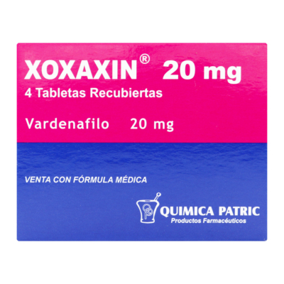 XOXAXIN 20mg 4 Tabletas