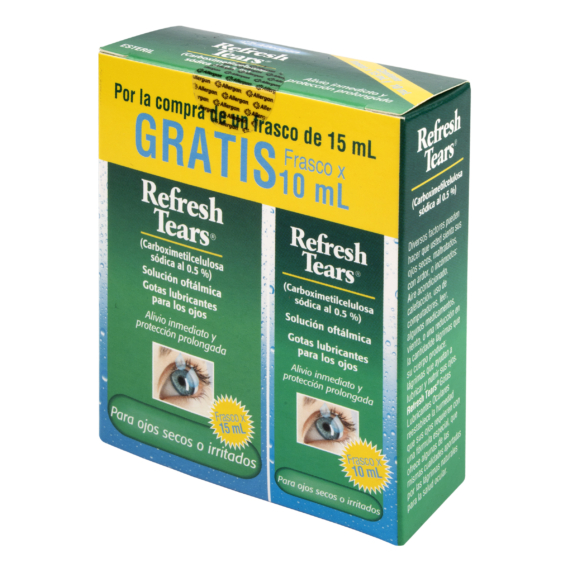 REFRESH TEARS Gotas Lubricantes 15mL+10mL