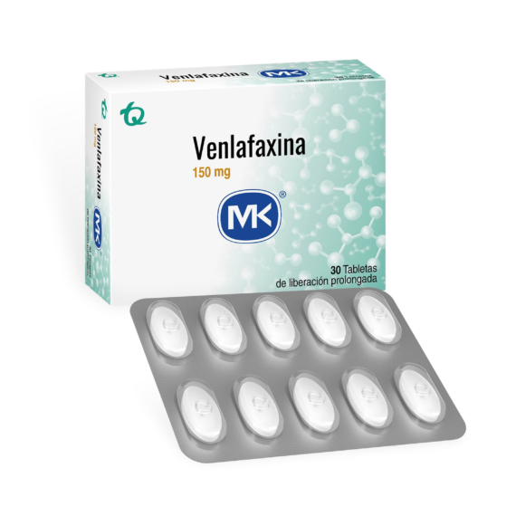 VENLAFAXINA 150 mg MK 30 Tabletas