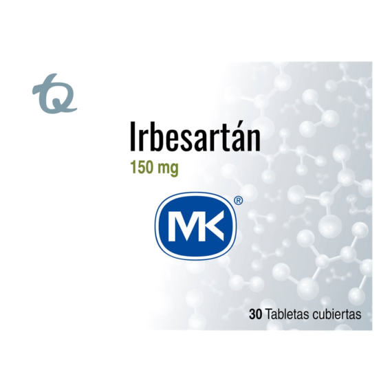 irbesartan 150mg mk 30 tabletas