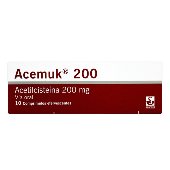 acemuk 200mg 10 tabletas efervecentes