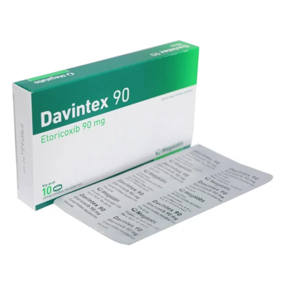 davintex 90mg 10 comprimidos recubiertos