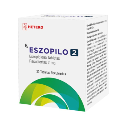 eszopilo 2 mg 30 tabletas