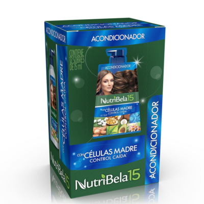 acondicionador nutribela celulas madres 15ml 12 sobres