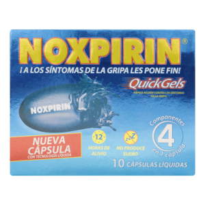 Noxpirin Quick Gel 10 Capsulas