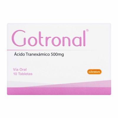 gotronal 500 mg 10 tabletas