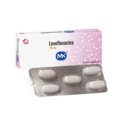 levofloxacino 750mg mk 5 tabletas