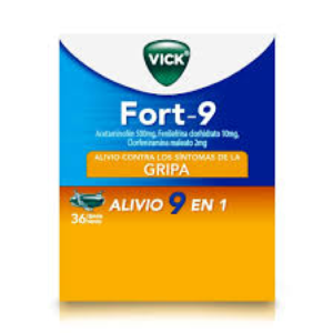 Vick Fort-9 Dispensador 36 Capsulas