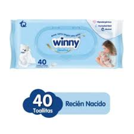 toallas winny recien nacido 40unds