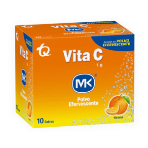 VITA C  MK NARANJA POLVO 10 SBS