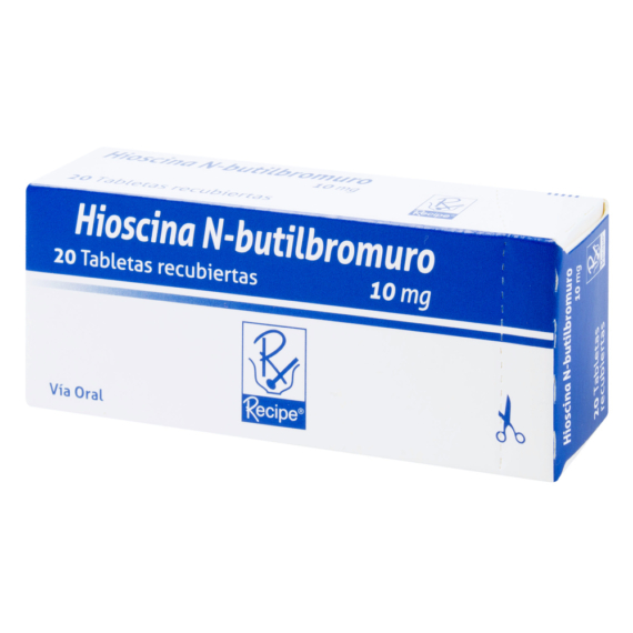 hioscina n butil 10mg rc 20 tabletas