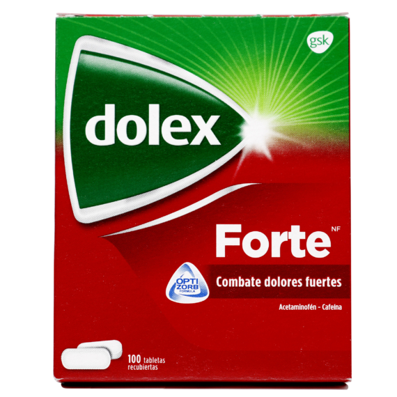 dolex forte 500mg 100 tabletas