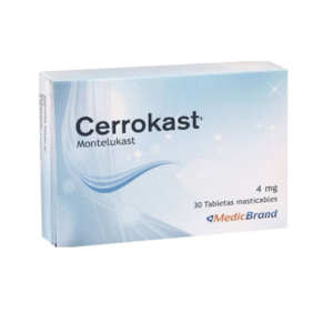 CERROKAST 4mg 30 Tabletas Masticables