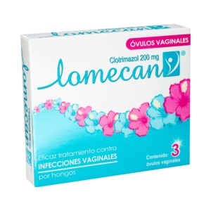 LOMECAN V 200 MG 3 Ovulos Vaginales