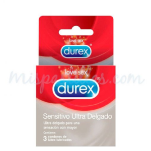 Condones Durex Sensitive Del 3 Unds