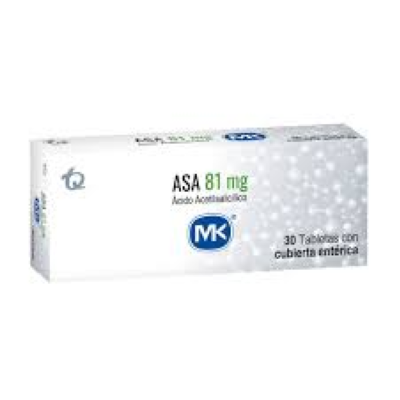 asa 81 mg mk 30 tab