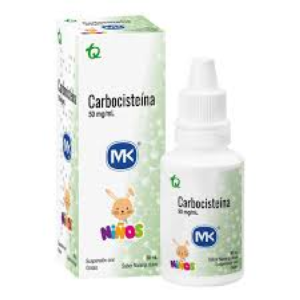 CARBOCISTEINA 50mg GOTAS 30mL