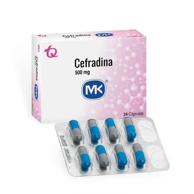 cefradina 500mg mk 24 capsulas