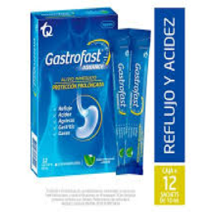 GASTROFAST ADVANCE MENTA 10ML 12 SACHETS
