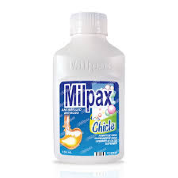 milpax children suspension chicle 150ml