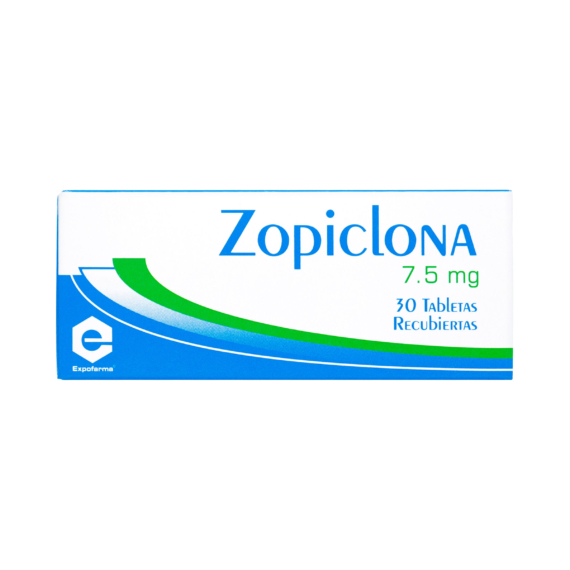 zopiclona 7.5mg 30 tabletas expo