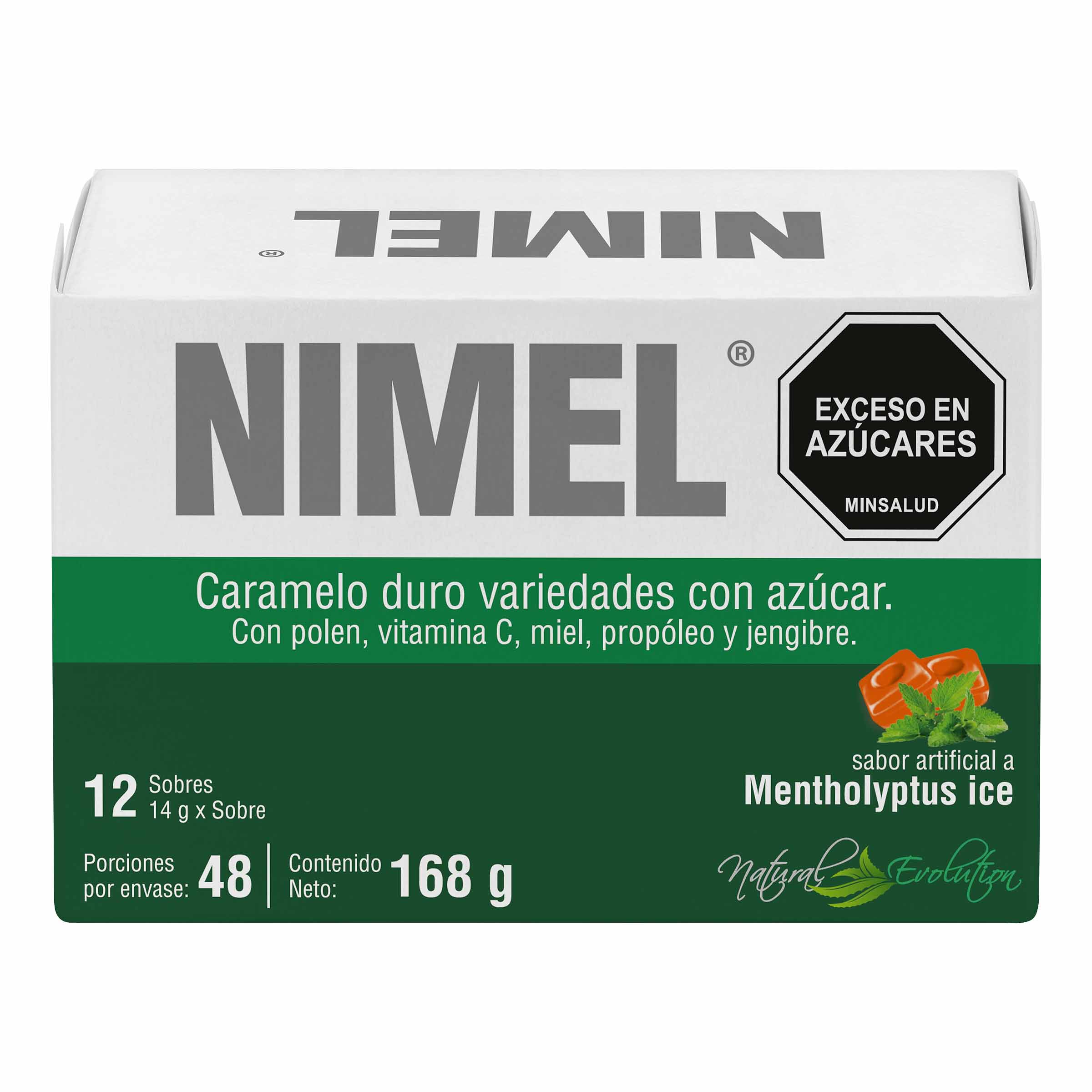 Caramelos Duros Masticables 12 Sobres