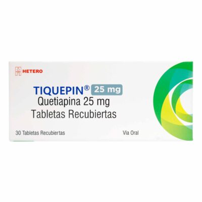 tiquepin 25mg 30 tabletas