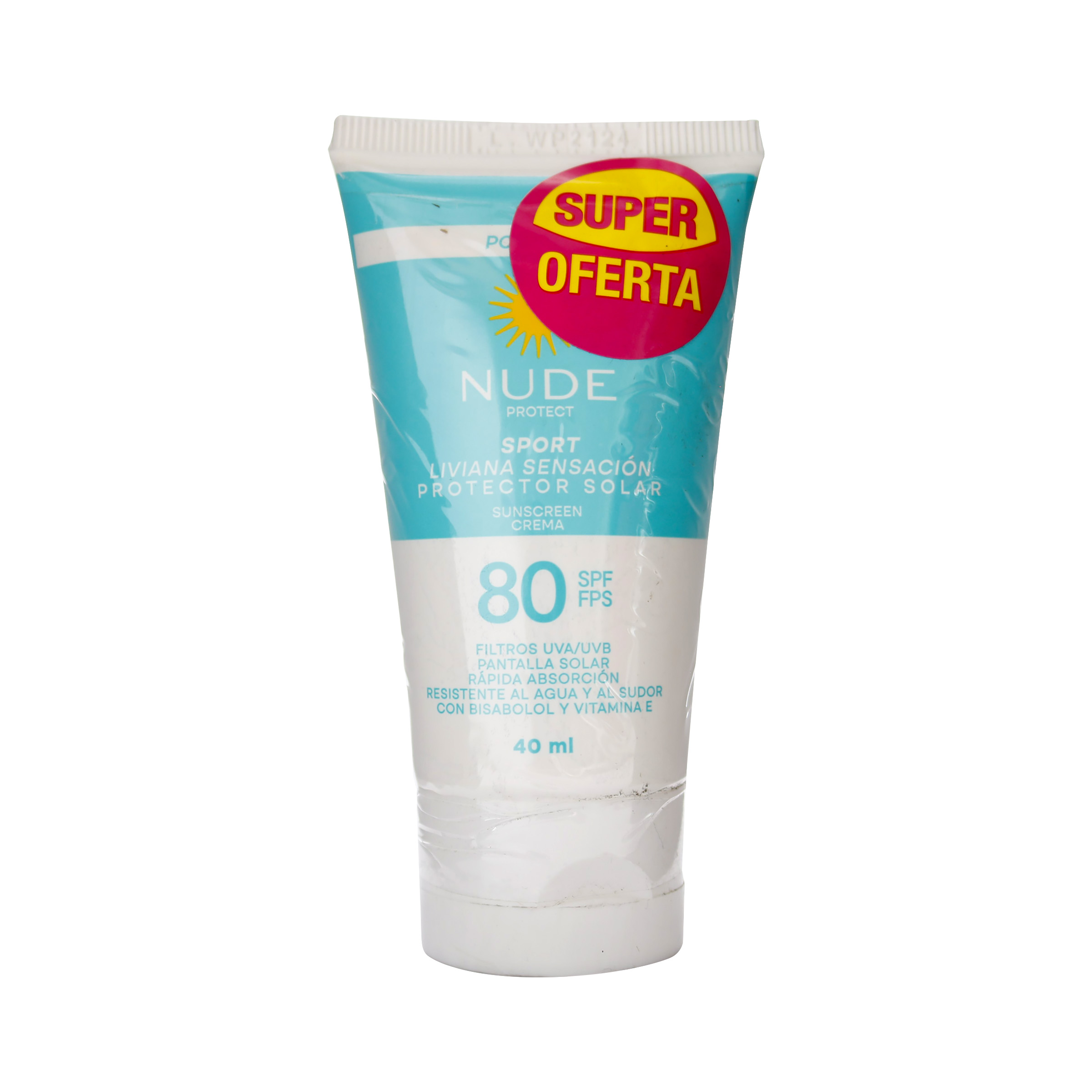 2 Protectores NUDE SPORT SPF 80 40mL