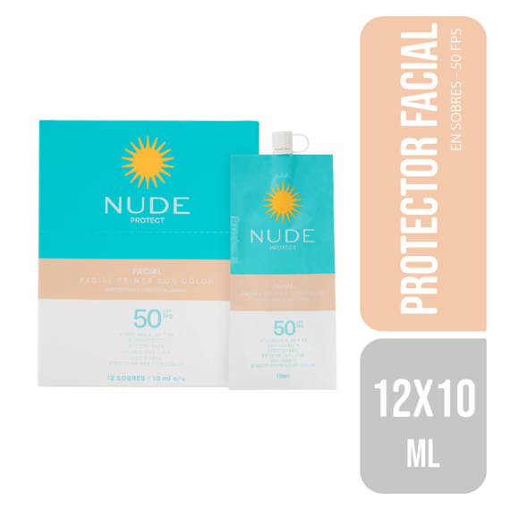 protector solar nude facial p.co.fps50 12 sbs 10ml