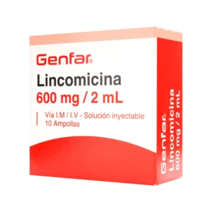 LINCOMICINA 600 MG GF 10 AMP