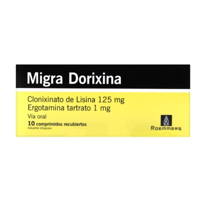 migra dorixina 10 tabletas