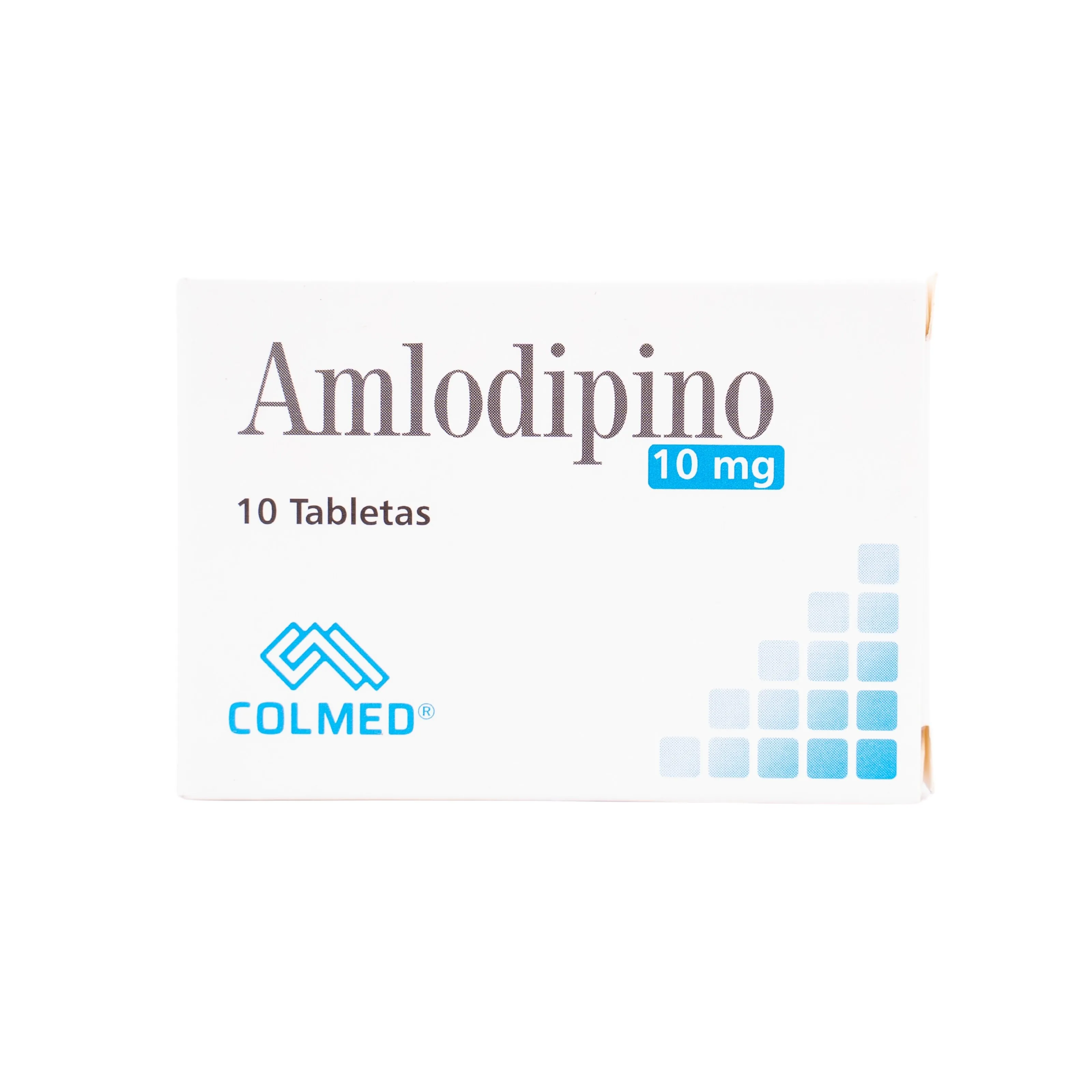 Amlodipino 10Mg Colmed 10 Tabletas