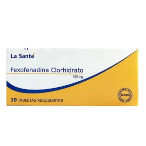 Fexofenadina 120Mg Ls 10 Tabletas
