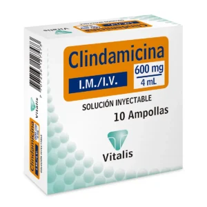 Clindamicina 600 Mg/4 Ml Vt 10 Ampollas