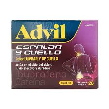 Advil Liquido Fill Espalda  Cuello 20 Cápsulas