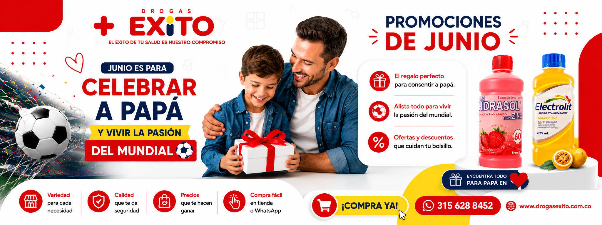 drogas exito junio banner