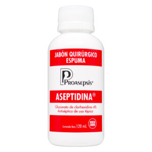 Aseptidina Jabon Quirúrgico Clorhexidina 120Ml
