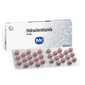 Hidroclorotiazida 25 Mg Mk 30 Tabletas