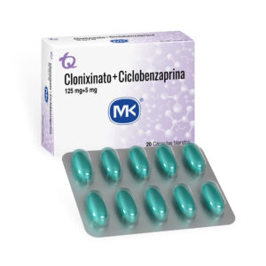 CLONIXINATO+CICLOBENZ 125/5MG 20TBS