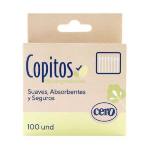 COPITOS ECOLOGICOS CERO 100 UNIDADES