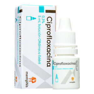 CIPROFLOXACINA 0.3% OFTAL. MP 5ML