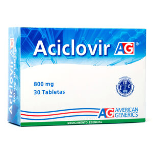 Aciclovir 800 Mg Ag 30 Tbs