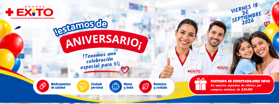aniversario drogas exito